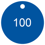 Sequential Number Valve Tags