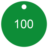 Sequential Number Valve Tags