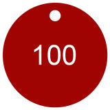 Sequential Number Valve Tags