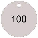 Sequential Number Valve Tags