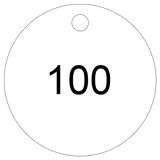 Sequential Number Valve Tags