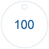 Sequential Number Valve Tags