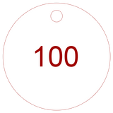 Sequential Number Valve Tags