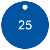 Sequential Number Valve Tags