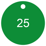 Sequential Number Valve Tags