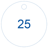 Sequential Number Valve Tags