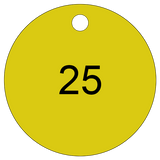 Sequential Number Valve Tags