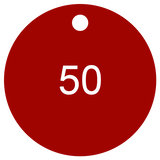 Sequential Number Valve Tags