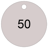 Sequential Number Valve Tags