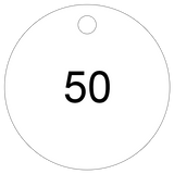 Sequential Number Valve Tags