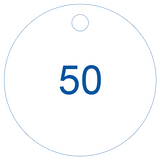Sequential Number Valve Tags