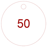 Sequential Number Valve Tags