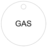 Gas Valve Tag