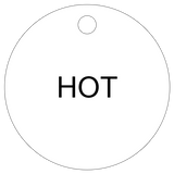 Hot Valve Tag