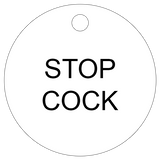 Stopcock Valve Tag